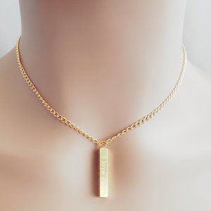 I Love You Gold Necklace